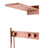 Душевой комплект Boheme Zodiac 133-CB с термостатом, трехпозиционная, Copper Brushed