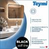 Зеркало Teymi Solli Black Soft Line T20232S с подсветкой, сенсор на взмах, 80x60 фото 2