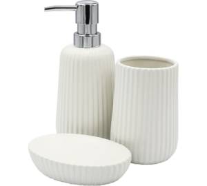 Набор аксессуаров для ванны Bath Plus Guscio W-CE1069AL-SET3W белый
