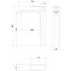Смеситель для раковины beWash Purify BVMM0BH500 высокий, хром фото 2