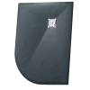 Поддон для душа RGW Stone Tray ST/AL-G асимметричный, графит, 80x120