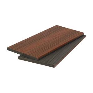 Универсальная доска Polivan Group Nusadua 3D Wood Premium Suar Mix + Grey Dark ДПК двухсторонняя 2900x140x11