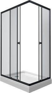 Душевой уголок Triton Вента-Блэк Щ0000054464 120х80