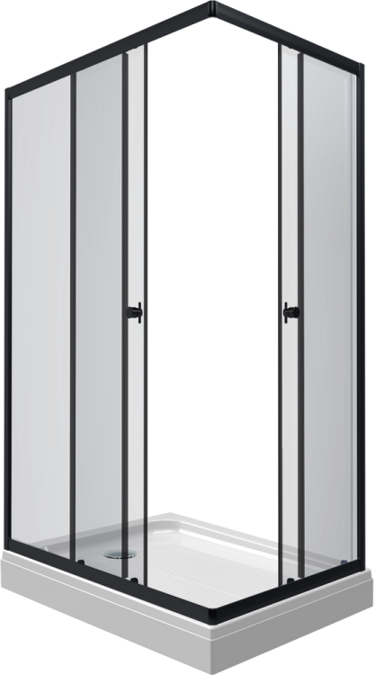 Душевой уголок Triton Вента-Блэк Щ0000054464 120х80