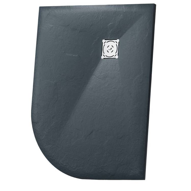Поддон для душа RGW Stone Tray ST/AL-G асимметричный, графит, 80x120