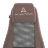 Кресло компьютерное Tetchair Aviator PLT metalBL 25108 светло-коричневый, серый, KUB 03/W-12, ткань фото 7