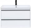 Мебель для ванной Aquanet Lino 80 белый матовый фото 4