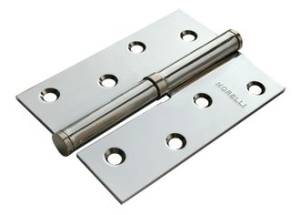 Петля дверная стальная Morelli MSD 100x70x2.5 SC L Матовый хром