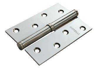 Петля дверная стальная Morelli MSD 100x70x2.5 SC L Матовый хром