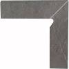 Плинтус Paradyz Taurus Grys Cokol Ciety правый структурный 2-x элем 30x8.1