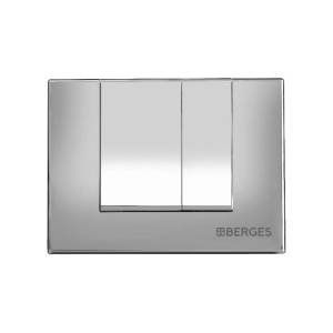Кнопка смыва Berges Novum 40043 S3 хром, глянец