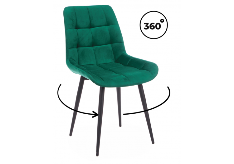 Стул на металлокаркасе Notta Челси 632516 Зеленый (zd 667)