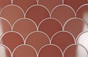 Керамическая плитка CARMEN Dynamic Escamas Coral 15.5x17