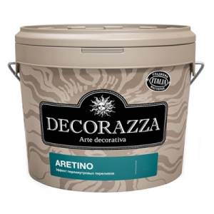 Краска декоративная Decorazza Aretino AR10-02 коричневая 1 л