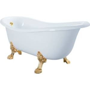 Ванна из искусственного камня Migliore Milady 26919 185x82 золото