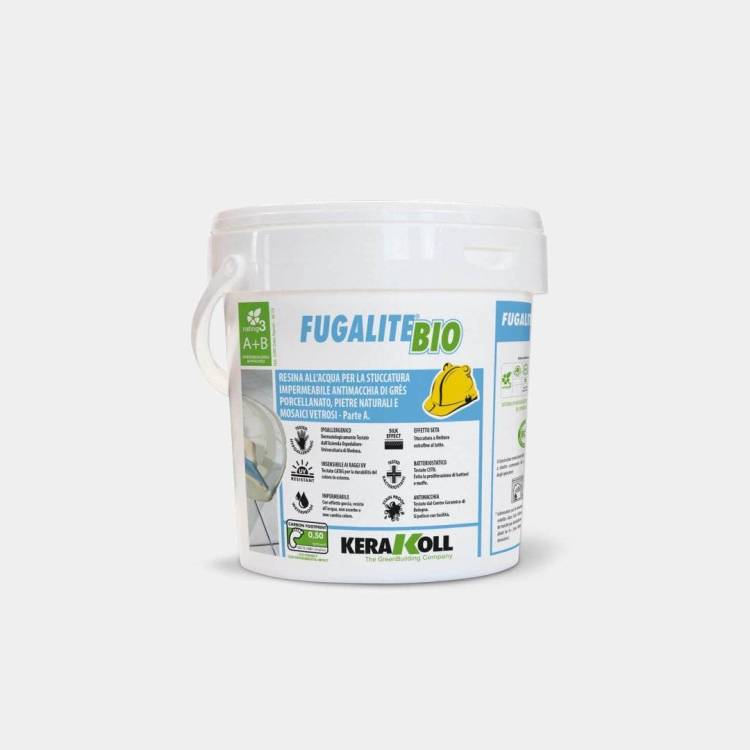 Затирка Kerakoll Fugalite Bio 06 Nero Банка (A+B) 3 кг