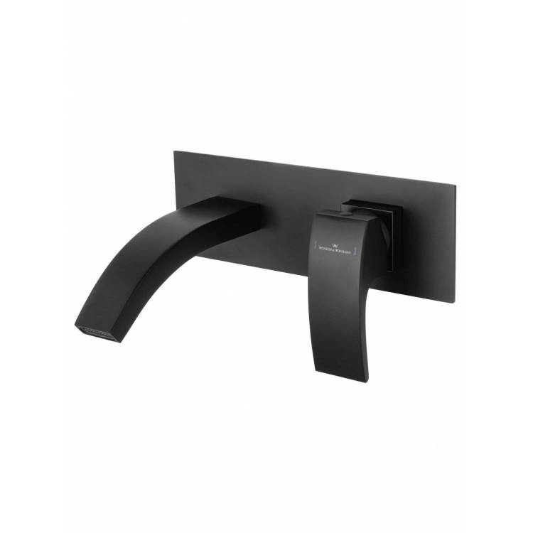 Смеситель для раковины Wonzon & Woghand WW-88869009-MB встраиваемый, черный матовый