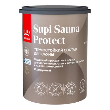 Состав для сауны Tikkivala Supi Sauna Protect EP полуматовый 0.9 л