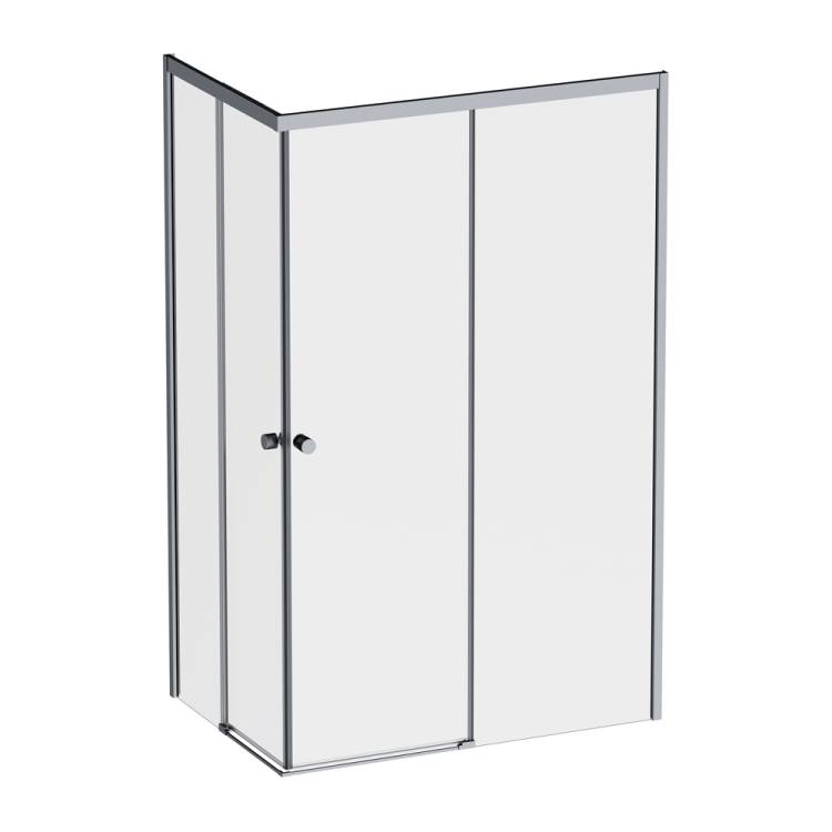 Душевой уголок Am.Pm X-Joy W94G-403-120290-BT1K профиль черный матовый, стекло прозрачное, 120x90x190