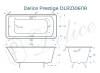 Чугунная ванна Delice Prestige DLR230611R 175x75, с отверстиями под ручки, без ножек фото 9