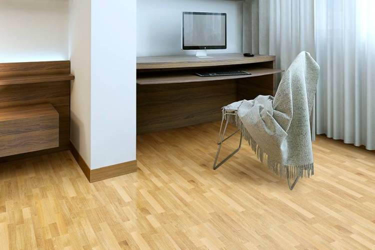 Пробковое покрытие Corkstyle Wood Oak Замковое 915x305x10