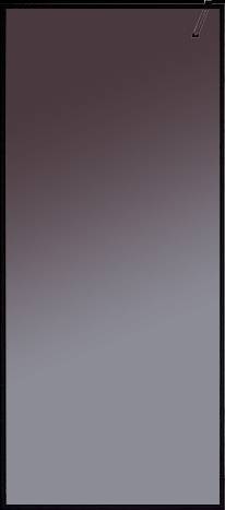 Душевая перегородка Veconi Korato KR81BT-70-05-C8 профиль черный матовый, стекло тонированное, 70x200