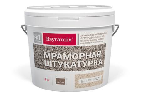Декоративная штукатурка Bayramix Kashmir White-N 15 кг