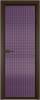 Межкомнатная дверь Profil Doors 1 AV цвет профиля Деорэ, стекло безопасное 6 мм мору фиолетовое 700x2000