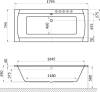 Акриловая ванна Excellent Aquaria Lux 180x80 фото 6