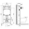 Комплект Belbagno Genova BB1102CH/BB1102SC/BB002-80/BB005-PR-CHROME кнопка хром фото 22