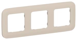 Рамка 3-постовая IEK Flite FI-M32-31-20-K88 льняной
