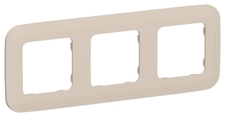 Рамка 3-постовая IEK Flite FI-M32-31-20-K88 льняной