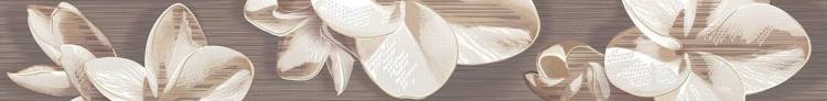 Бордюр Azori Amati 584191003 Plumeria Alba 6.2x50.5