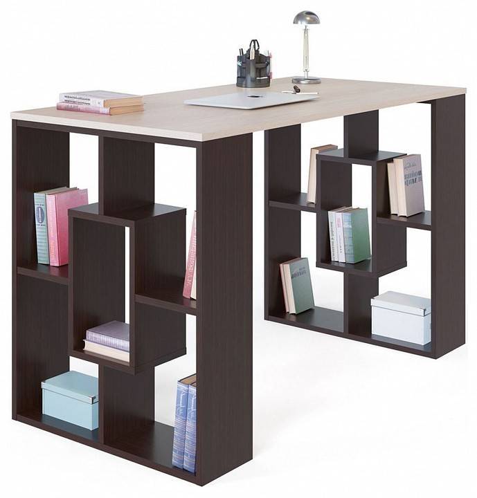 Стол письменный Сокол СПм-15 4680212008207, СПм15В5Б5 Венге/беленый дуб