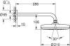 Верхний душ Grohe Tempesta 210 26411000 фото 6