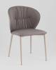 Набор из 2 стульев Stool Group Deia DC1151 S301-05 gr.l X2 серая экокожа серые ножки фото 2