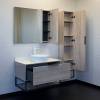 Тумба с раковиной Comforty Порто-90 00-00009322 дуб дымчатый фото 5