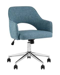 Кресло компьютерное Stool Group Кларк CLARKSON TWEED BLUE синий