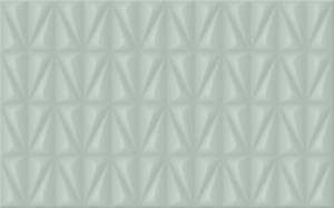 Керамическая плитка Шахтинская плитка Конфетти 10100001200 Зеленый Низ 02 25x40