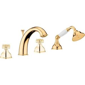 Смеситель Webert Ottocento OT730101010 золотой