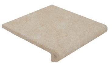 Ступень Gres de Aragon Capri 905084 Redondeado Beige фронтальная 32.5x33