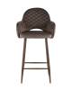 Стул полубарный Stool Group Венера MC16-2YSC VELVET HLR-49 DUAL коричневый фото 4