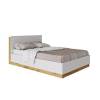Кровать НК-Мебель Fresco 72518544 белый, дуб вотан 160x200