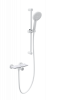 Смеситель для душа Wonzon & Woghand WW-B2052-A-MW с гарнитуром, белый матовый