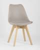 Набор из 4 стульев Stool Group Frankfurt Y863 beige X4 бежевый, деревянные ножки фото 2