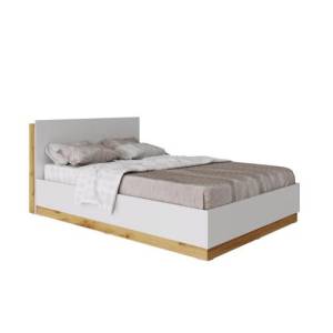 Кровать НК-Мебель Fresco 72518544 белый, дуб вотан 160x200