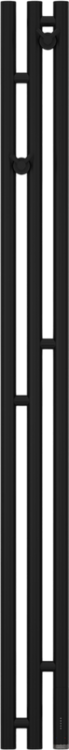 Полотенцесушитель электрический Сунержа Терция 3.0 31-5845-1511 150x10.6 правый черный матовый