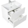Тумба под раковину Belbagno Vittoria VITTORIA-800-2C-SO-BL-P 80x45x57 Bianco Lucido подвесная с двумя выкатными ящиками фото 6