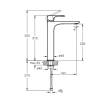 Смеситель для раковины VitrA Root Round A4270736EXP черный фото 3