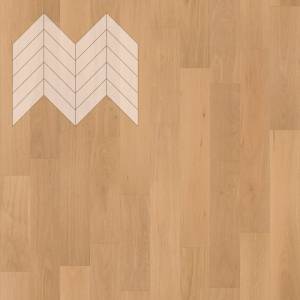 Паркетная доска Lab Arte Chevron Французская Елка Дуб Селект Флора лак 600-475x125x14/3